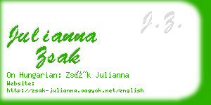 julianna zsak business card